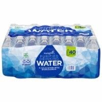 40-pack Case Of Water Filtered Drinking Bottled Water 