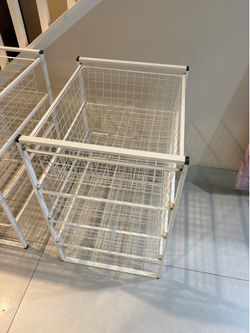 IKEA metal storage rack $35 each