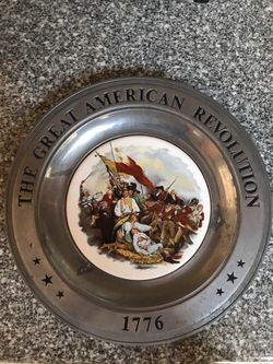 The Great American Revolution 1776 Collectible Plate