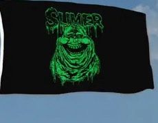 Ghostbusters Slimer Flag/banner