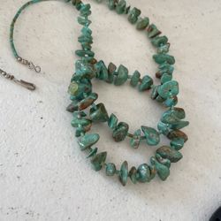 Turquoise Nugget Necklace. New Mexico Old Pawn 