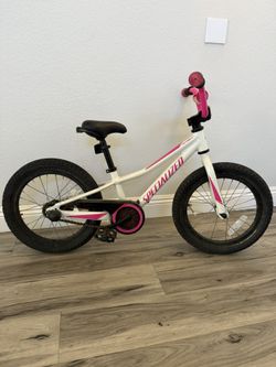 Specialized girls Bike Pink And White 16” Wheels 