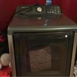 Samsung Front-Load Dryer Platinum/Gray