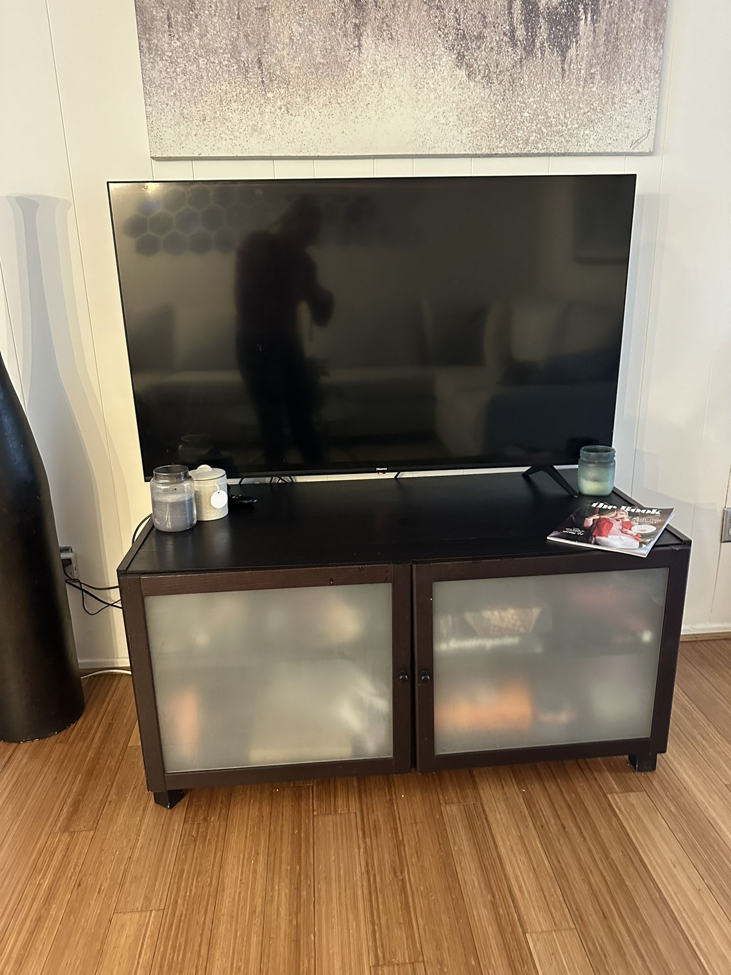 FREE: Mocha brown Tv Stand 
