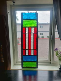 Handmade Stained Glass Panel