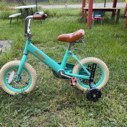 Joy Star Children’s Bike With Training Wheels & Bell
