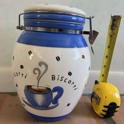 Biscotti Cookie Jar