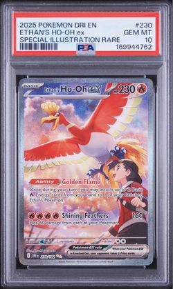 PSA 10 Ethan's Ho-Oh ex Special Illustration Rare #230