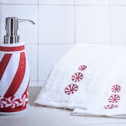 Kitchen Towels Set 4 pcs.: (4) Towels Red & Blue