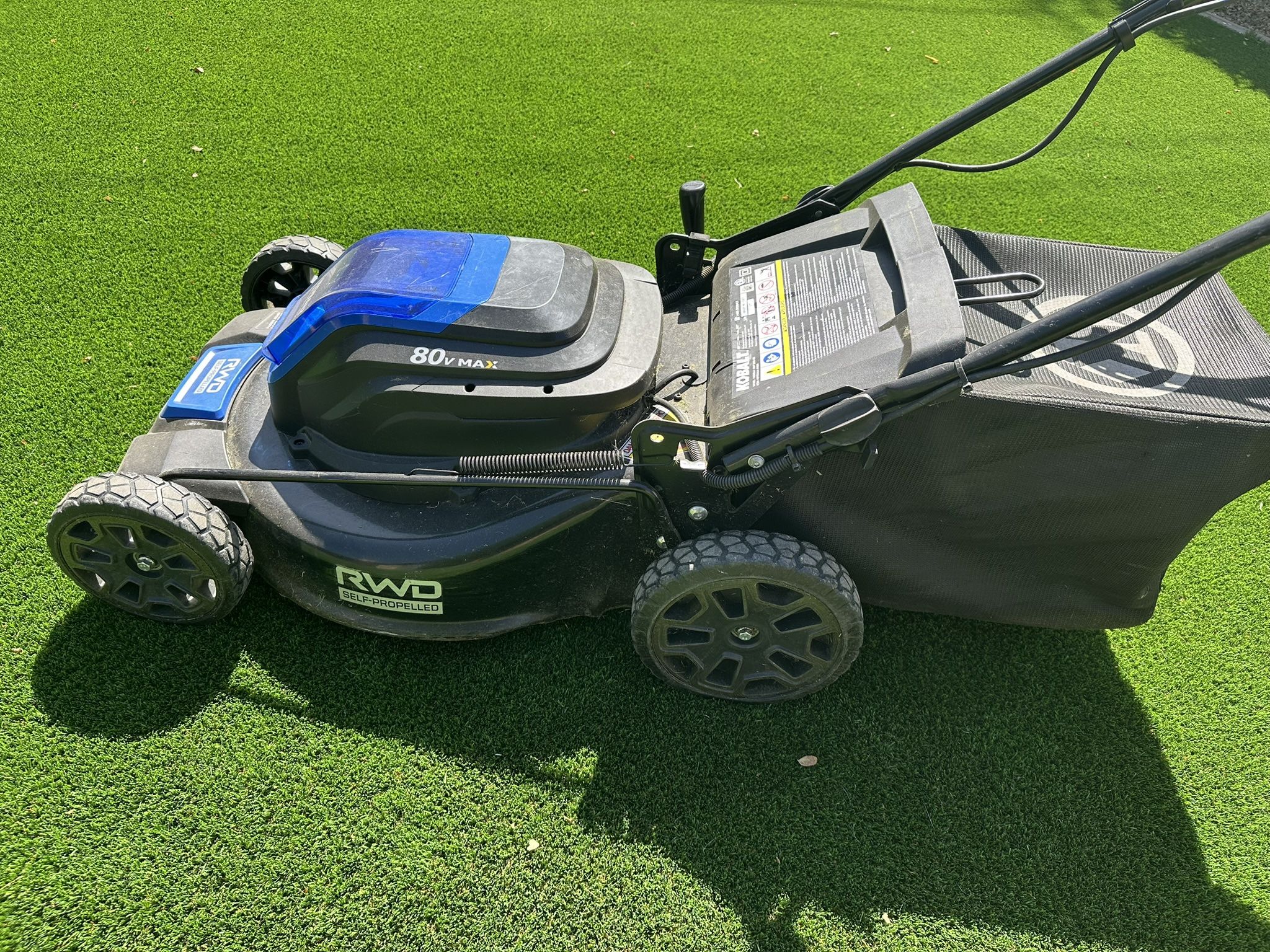Kobalt 80V Battery Lawn Mower
