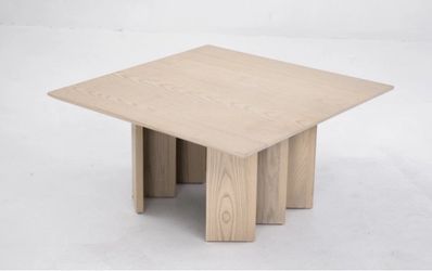 BRAND NEW Sun at Six Zafal Solid Wood Square 32” x 32” Coffee Table