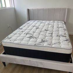 Full Size Bed Frame With Mattress