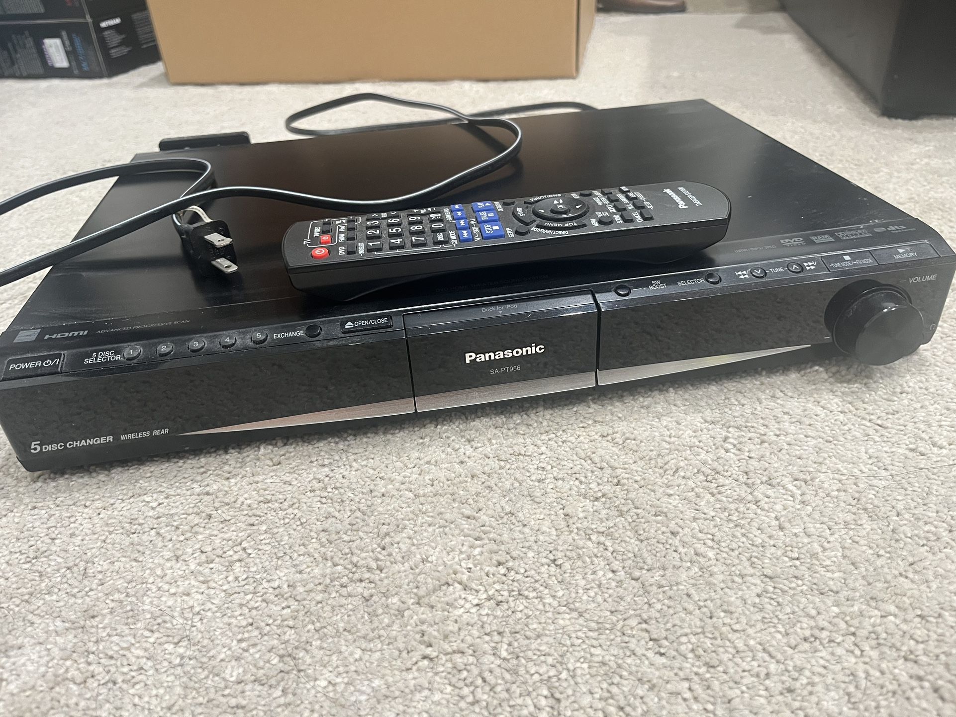 Panasonic 5-disc home theater Sound System