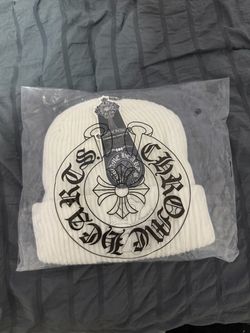 Chrome Hearts White Beanie