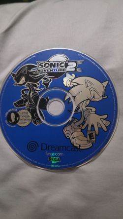 Sonic Adventure 2 Sega Dreamcast Disc