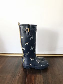 Joules womens rain boots size 8