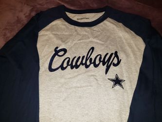 Dallas Cowboys glitter baseball tee