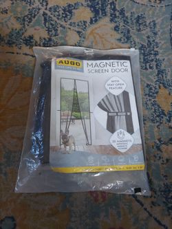 AUGO Magnetic Screen Door 34" x 81"