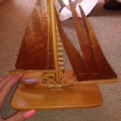 Antique Wooden Ship From Greece Best Offer