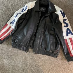 Vintage genuine leather USA Jacket