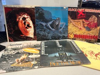 Lot of 6 vinyl Records ROXY MUSIC JOE COCKER ELO GENESIS SUPERTRAMP  Black Oak Arkansas