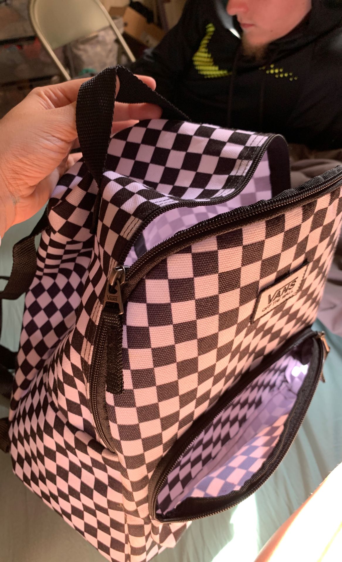 MEDIUM/SMALL SIZE VANS CHECKERED BACKPACK