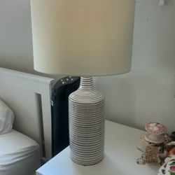 Z Gallerie Table Lamp Light Gray 