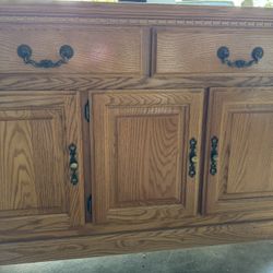 Wood Kitchen Dresser. 