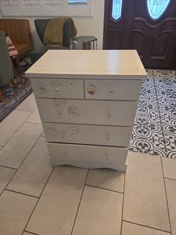 White painted dresser