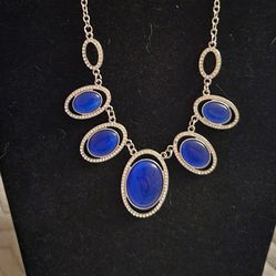 Blue Moonstone Necklace 