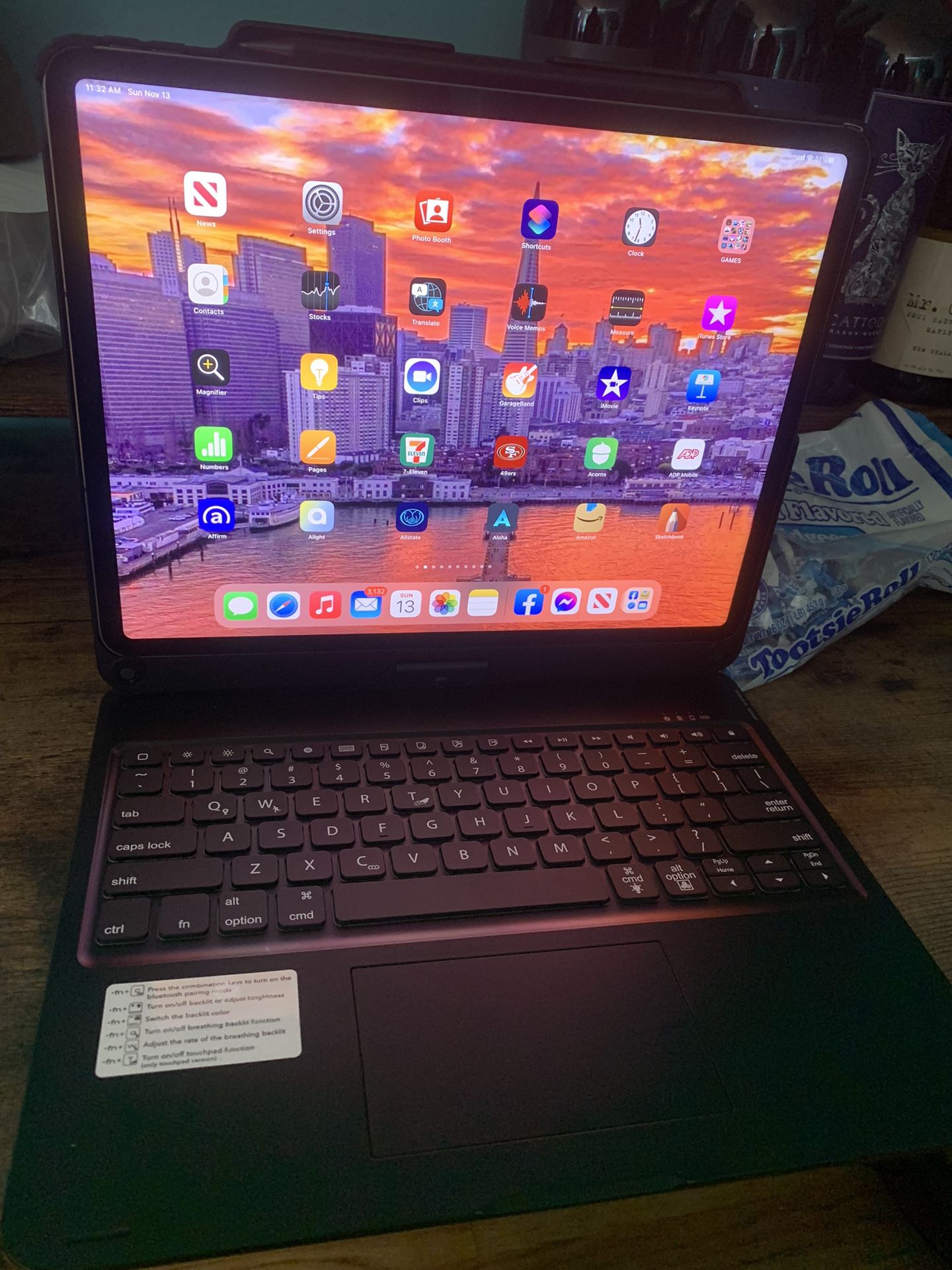 12.9 iPad Pro Case Keyboard 5th Gen