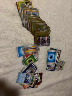 HUGE stack of Pokémon cards.