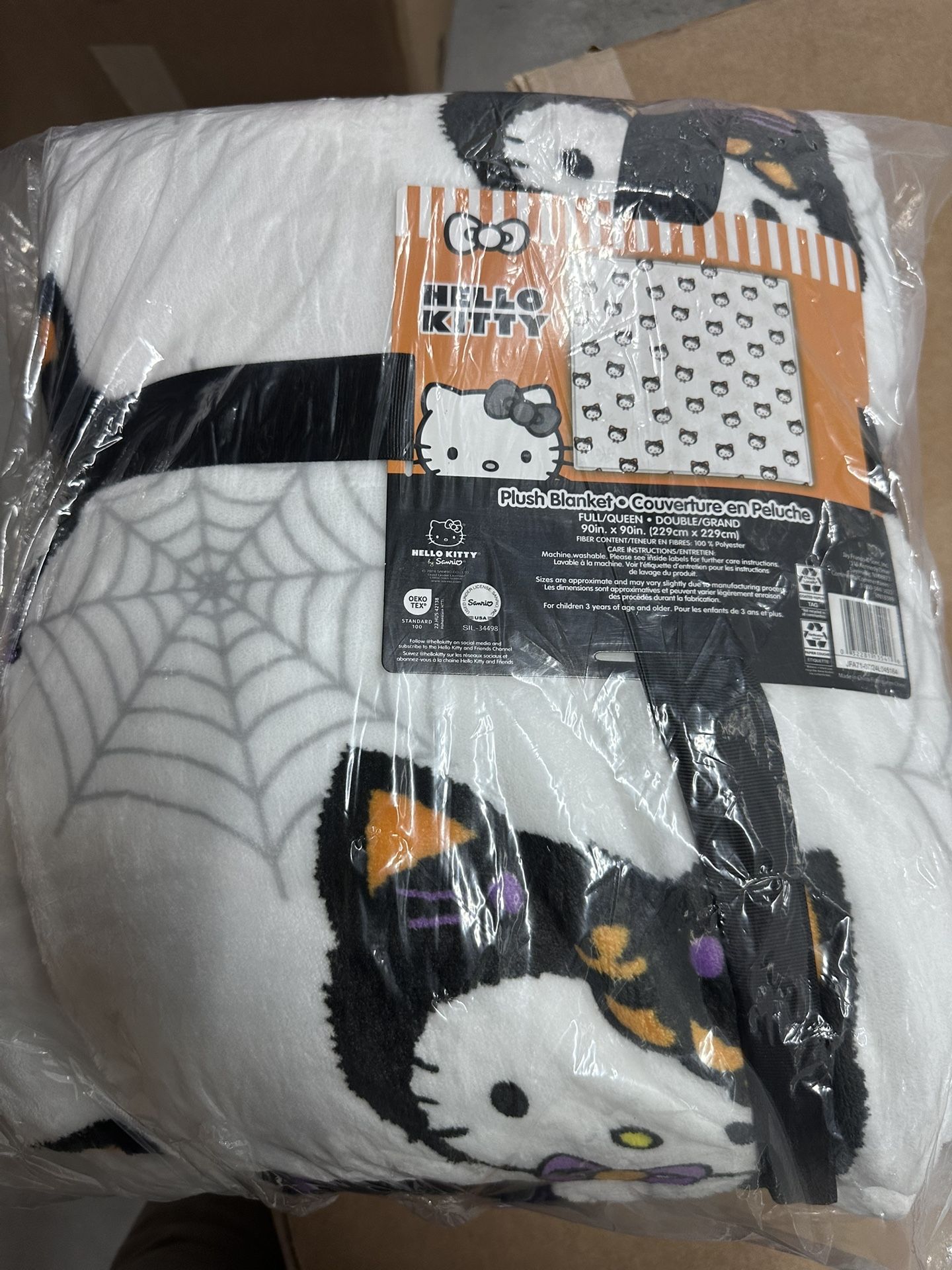 Hello Kitty Full Queen Cat Blanket 