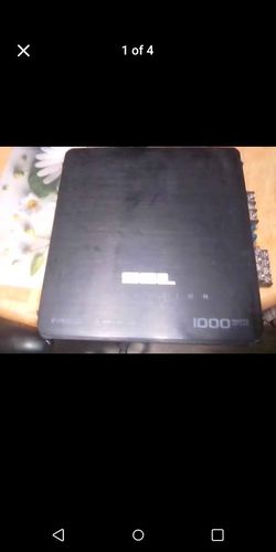 1000 watt  4 channel mono block