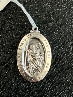 Saint Christopher Silver charm