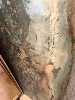 Very large abstract canvas