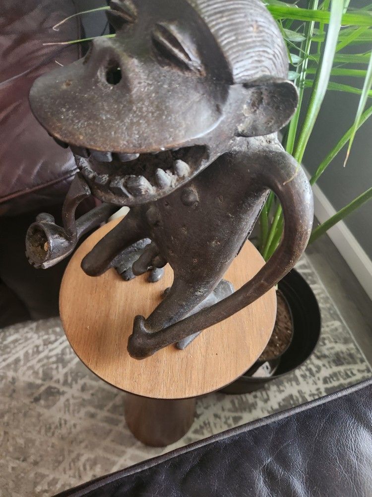 Bronze Monkey Art Sculpture