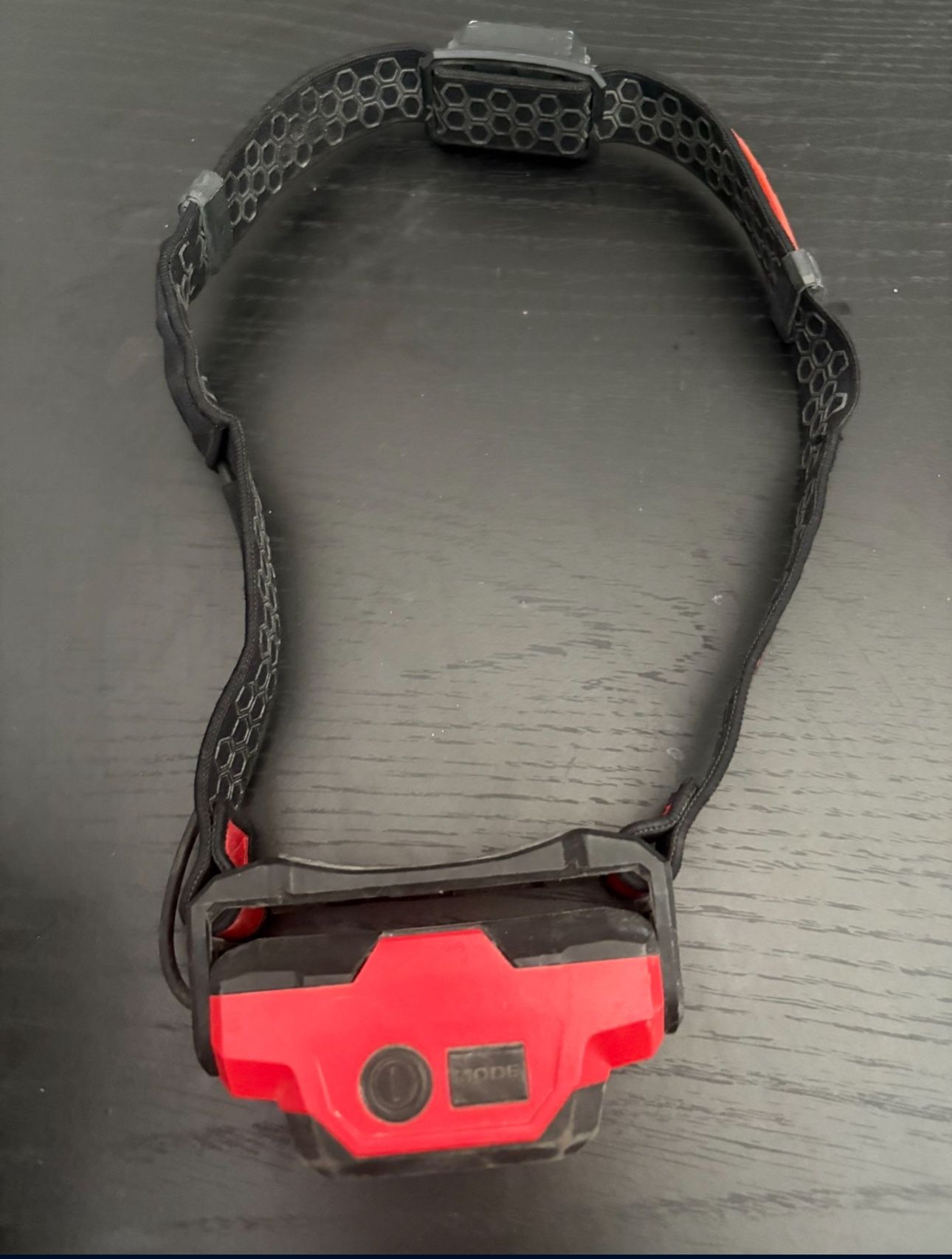 Milwaukee Headlamp /w visibility light on the back