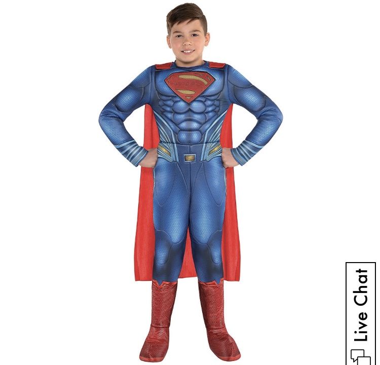 Superman boys kids costume