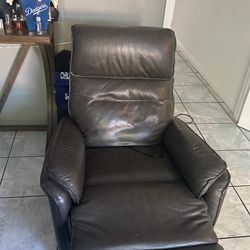 Leather Recliner Sofa