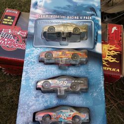 PACK OF 4 COMMEMORATIVE NASCAR.