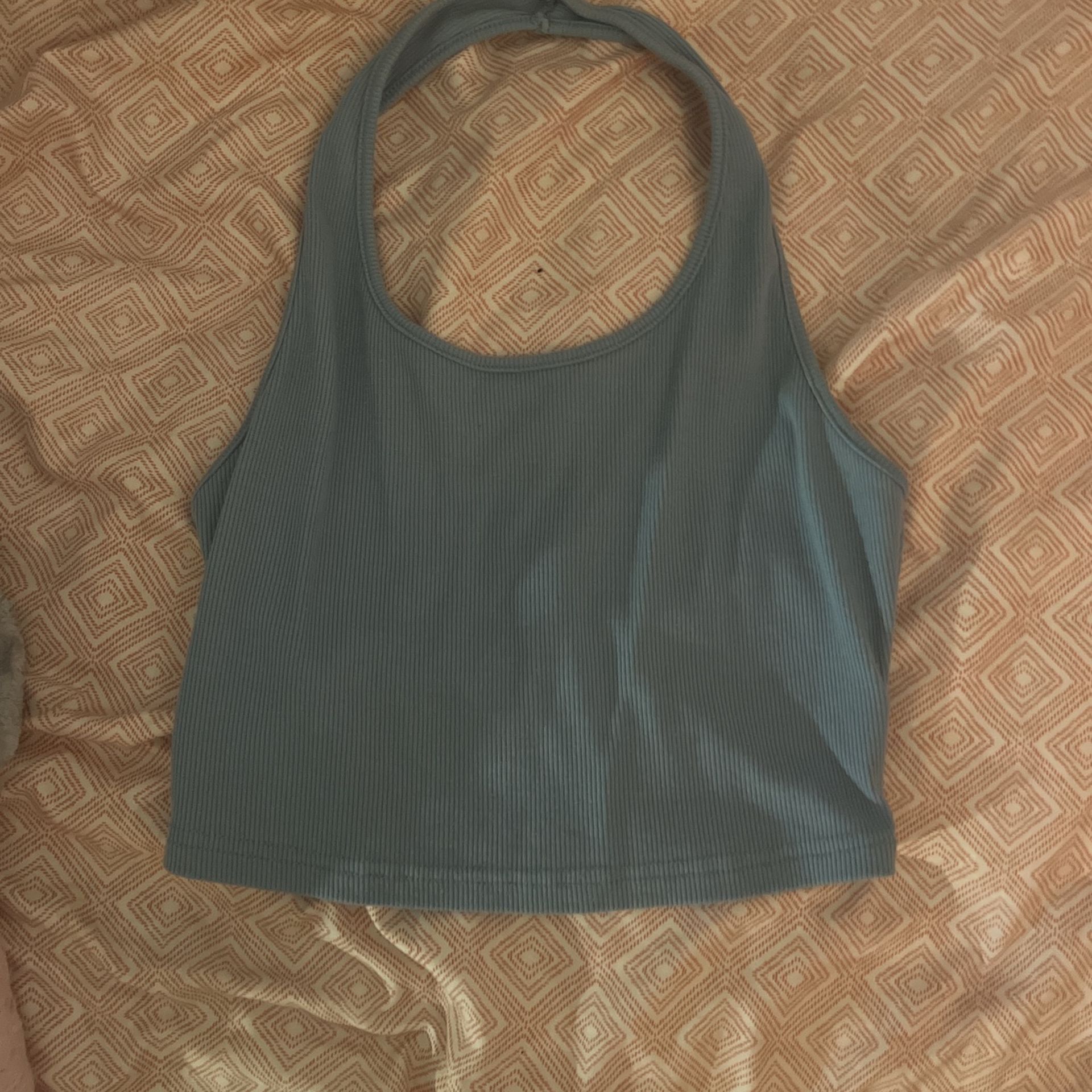 Blue Halter Top
