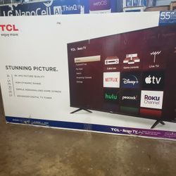 Tv TCL Roku 55", 4k, Alexa, Google, Excellent 