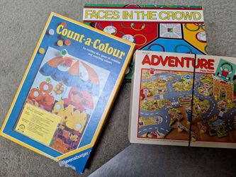3 Discovery toys children's puzzle and games