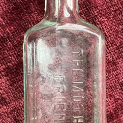 2 Antique Medicine Bottles The Mother's Friend GA & Dr. A Boschee's German Syrup