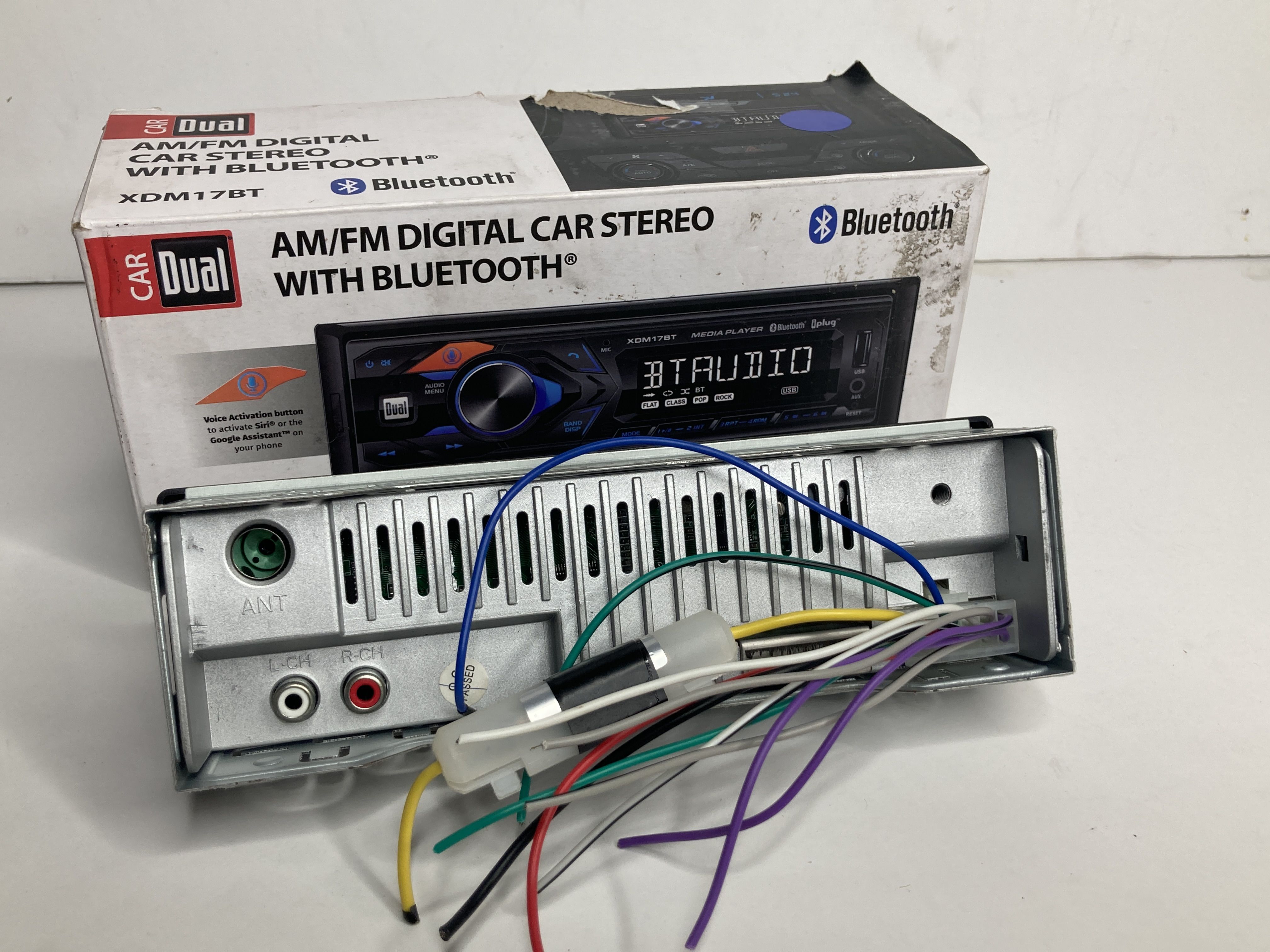Dual Electronics XDM17BT High Resolution LCD Single DIN Car Stereo