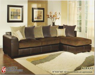 Brand new pillow style sectional