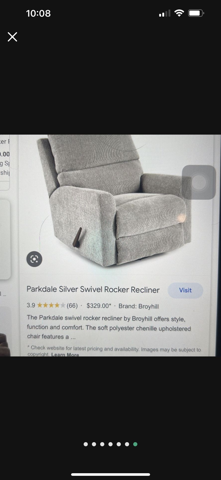 New Parkdale Grey Rocker Recliner for Sale in Las Vegas NV OfferUp