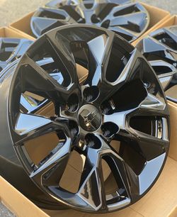 20” Chevy Silverado Tahoe factory wheels rims gloss black new