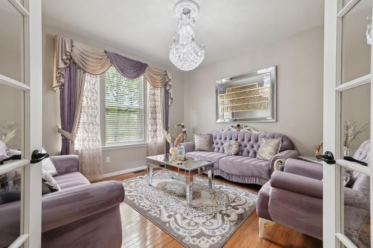Purple European Formal Living Room Set